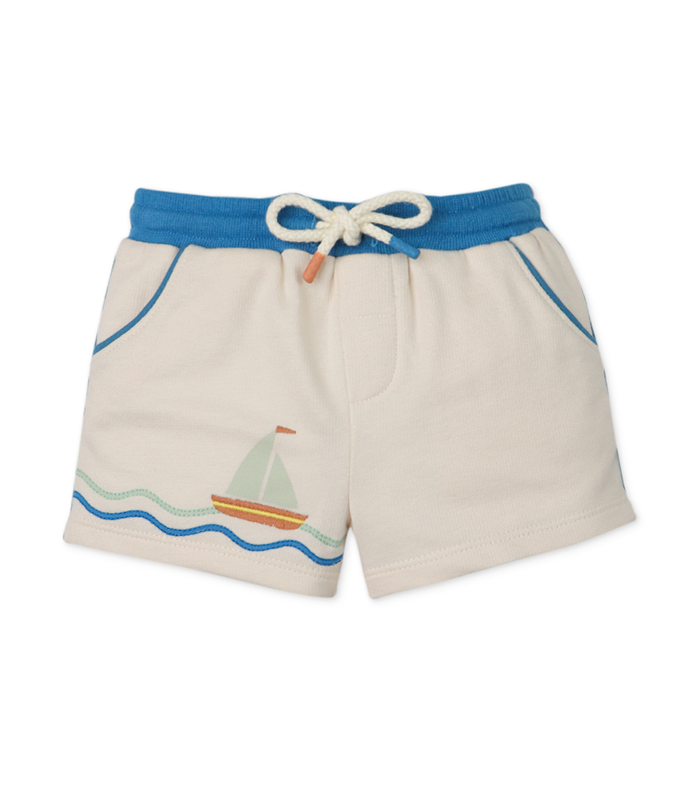 GINGERSNAPS Boat Motif Knit Shorts