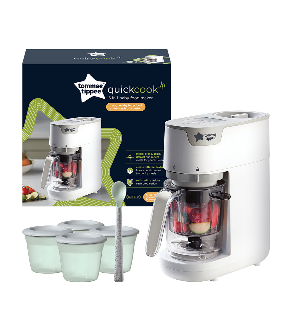 TOMMEETIPPEE 6-in-1 Baby Food Maker - White