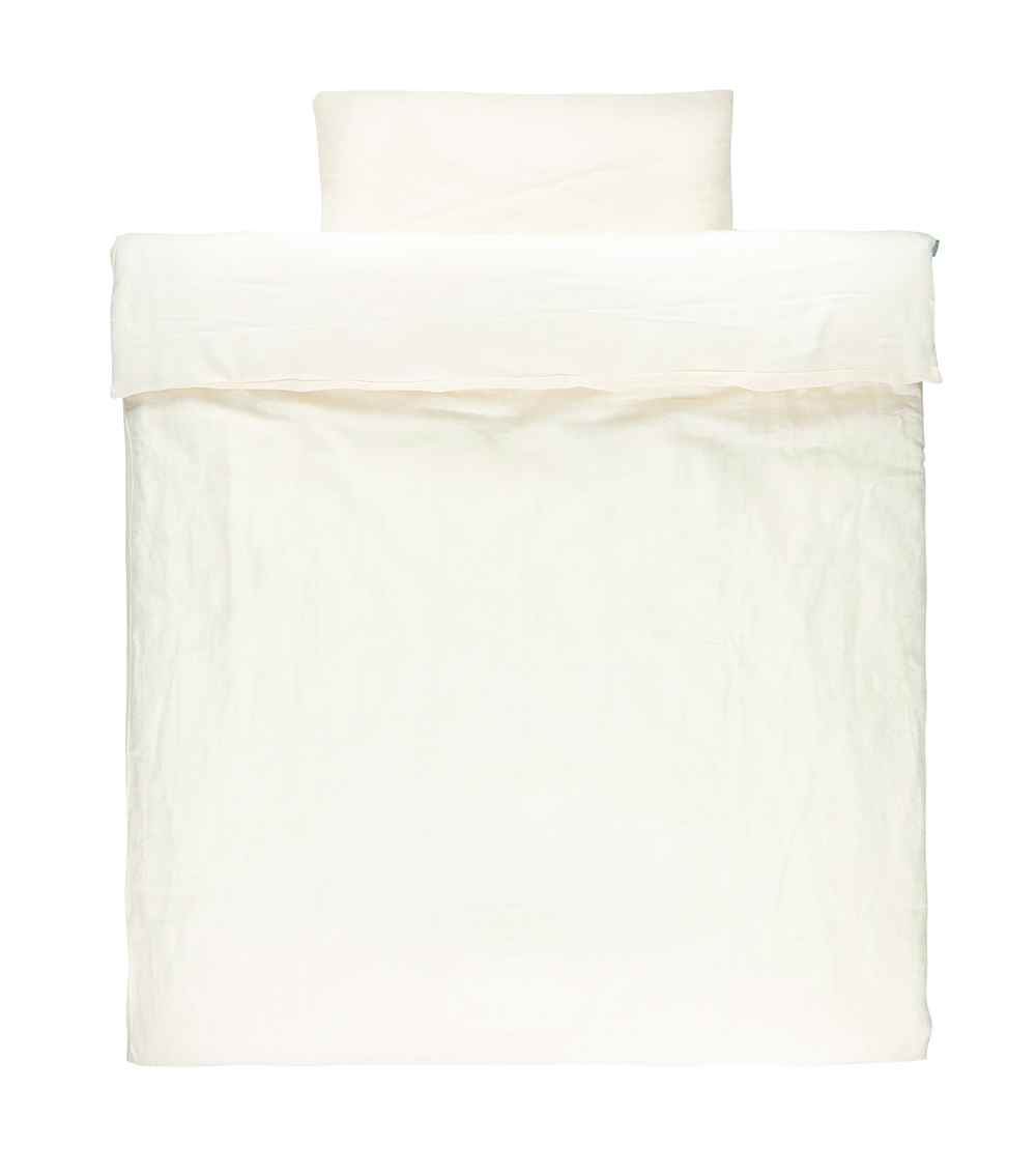 TRIXIE Cot Duvet Cover - Pure Ecru