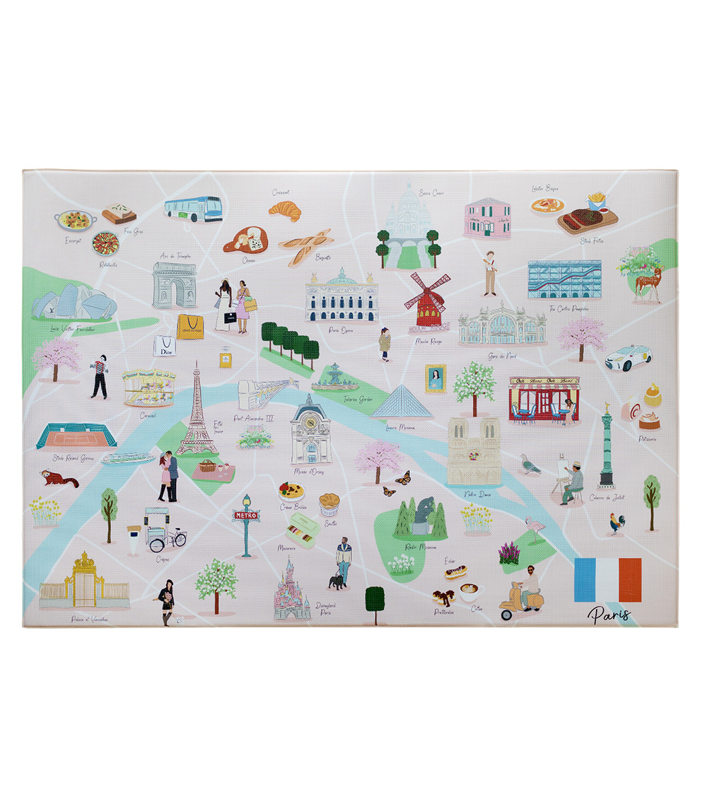 MILK IT BABY Reversible Play Mat - Paris