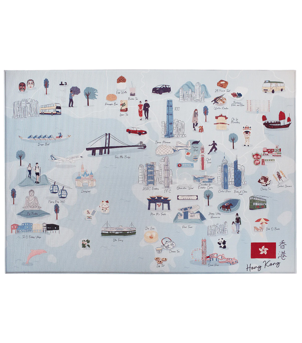 MILK IT BABY Reversible Play Mat - Hong Kong