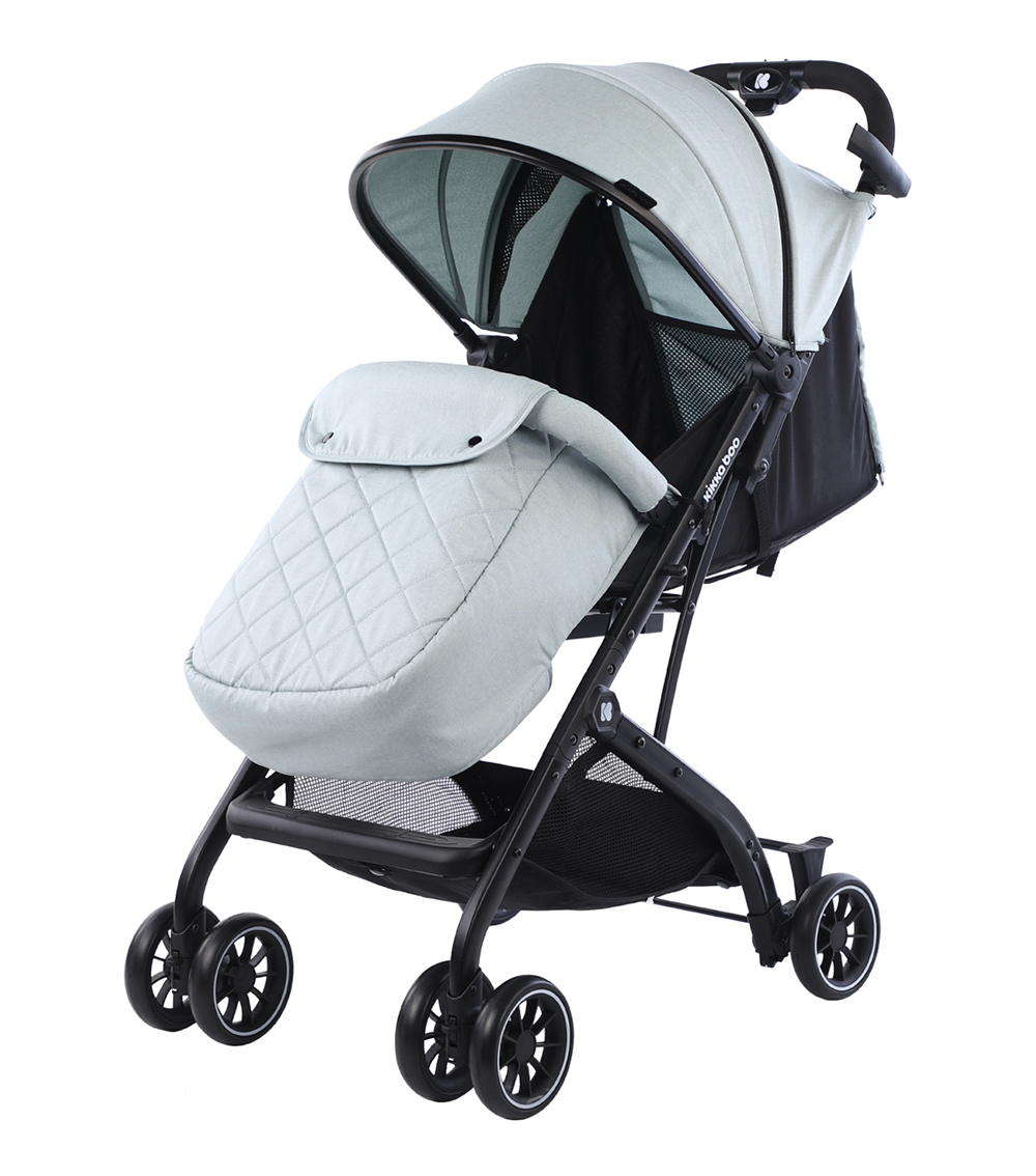 KIKKABOO Pushchair Miley Mint + Footcover