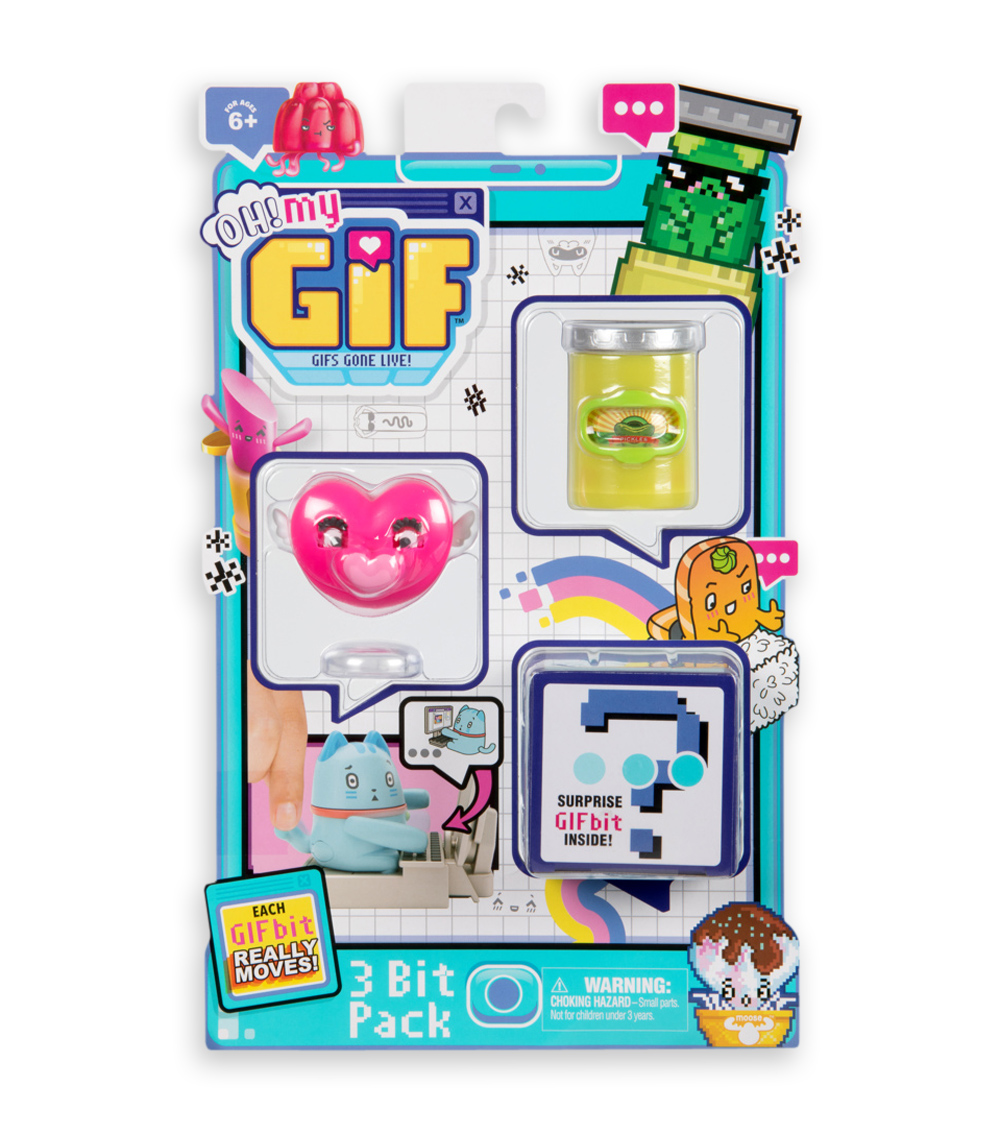 OH MY GIF S1 W1 3 Bit Pack Toy