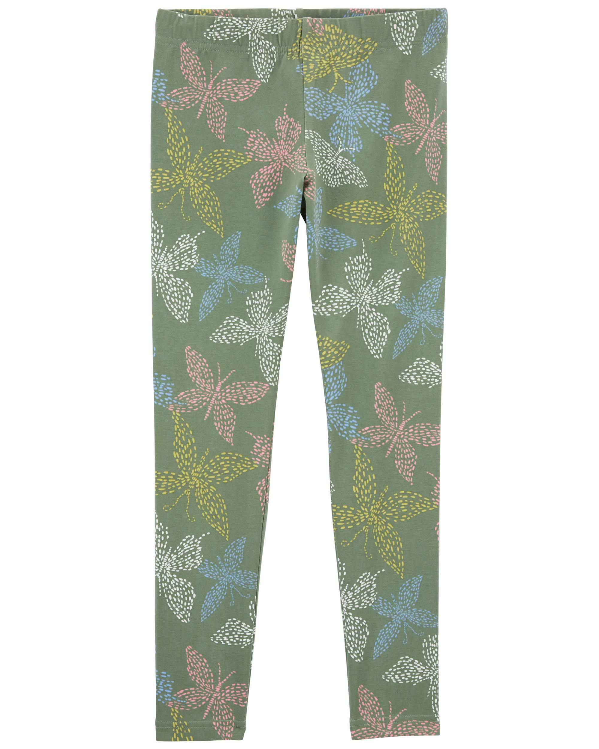OSHKOSH  Butterfly Elastic Waist Leggings