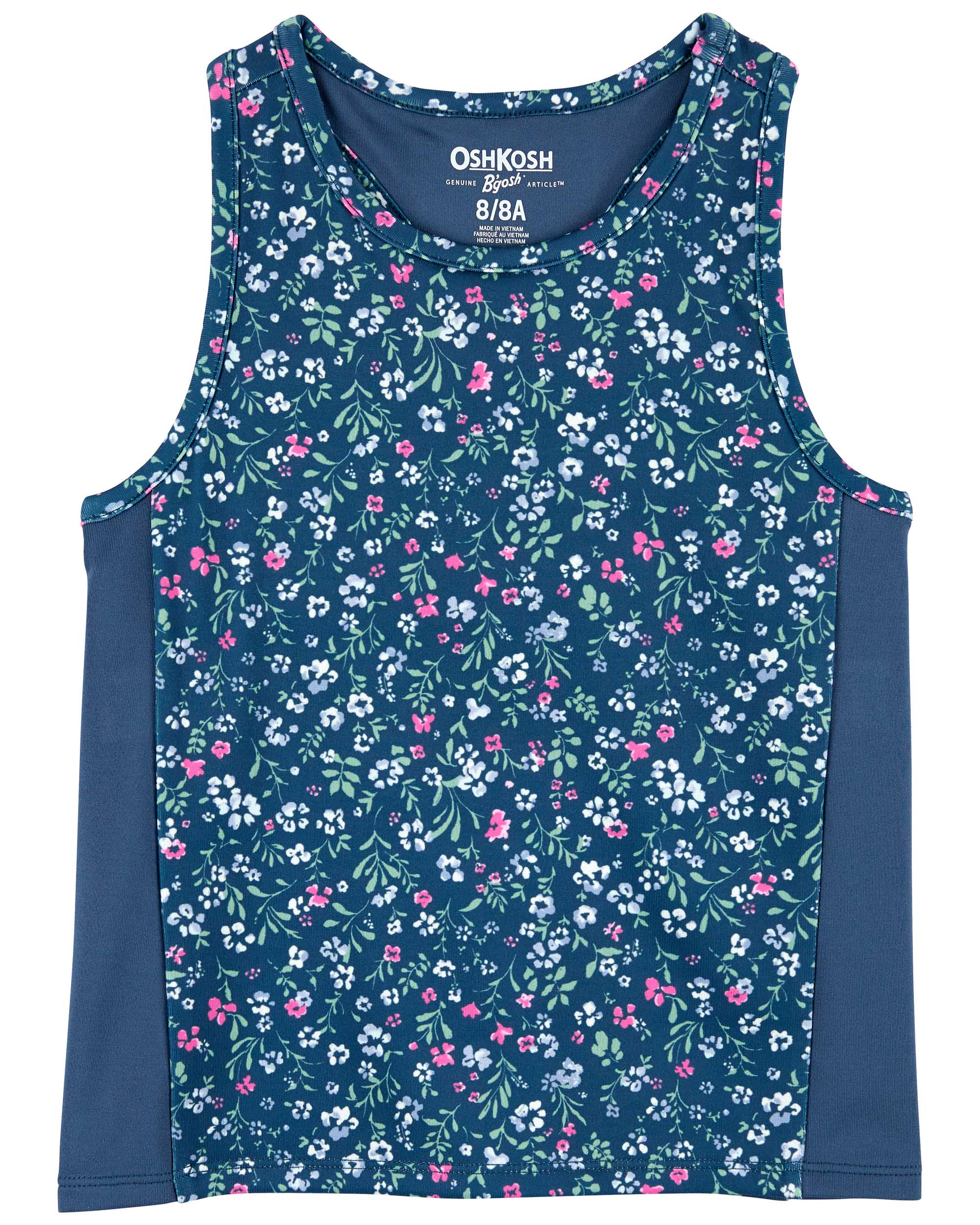 OSHKOSH  Floral Sleeveless T-Shirt
