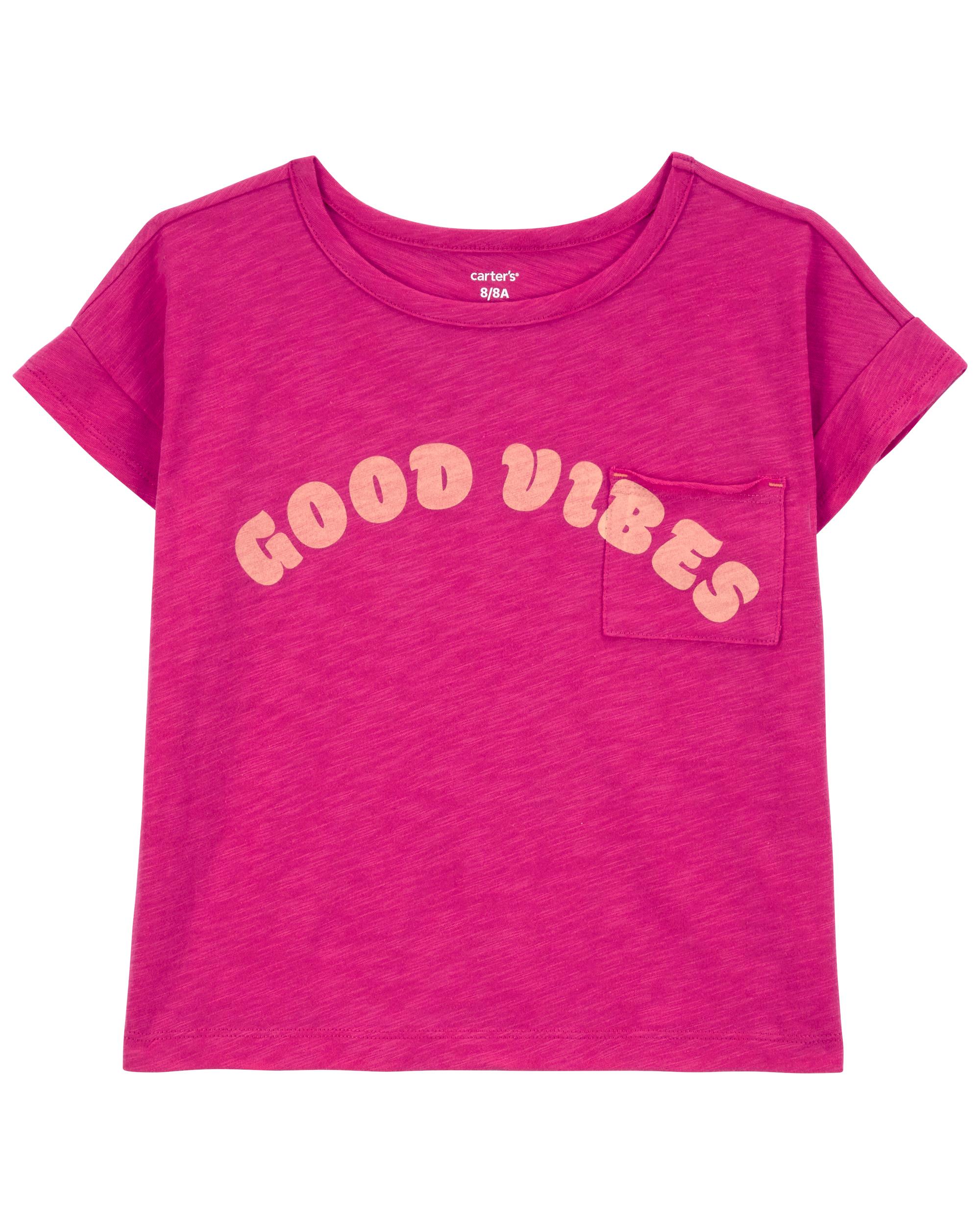 Carter's Good Vibes Slogan Tee