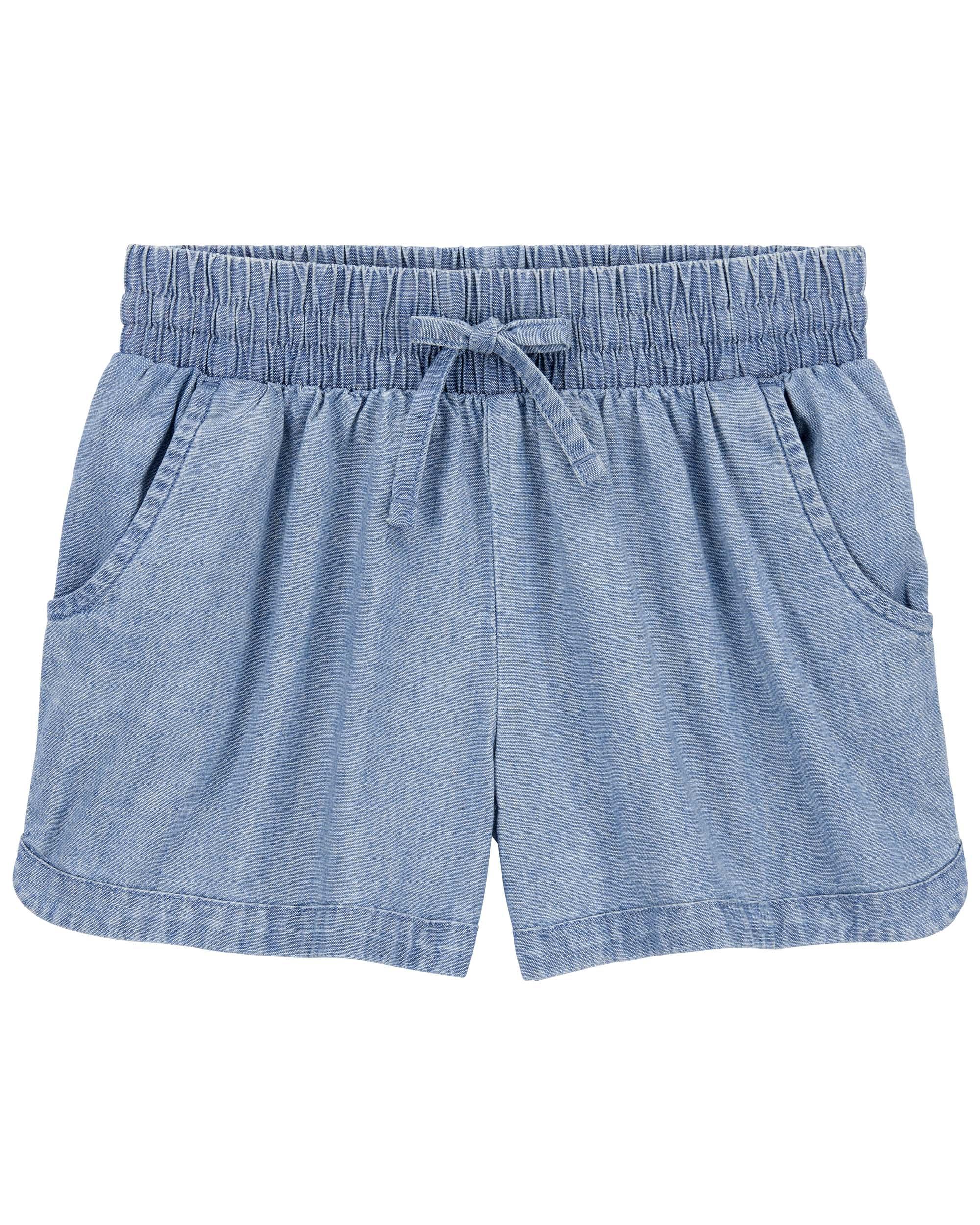 Carter's Chambray Drawstring Shorts