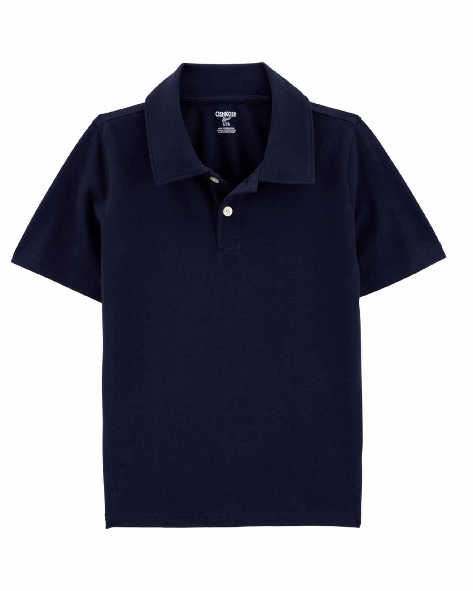 Carter's Button Short-Sleeve T-Shirt - Navy