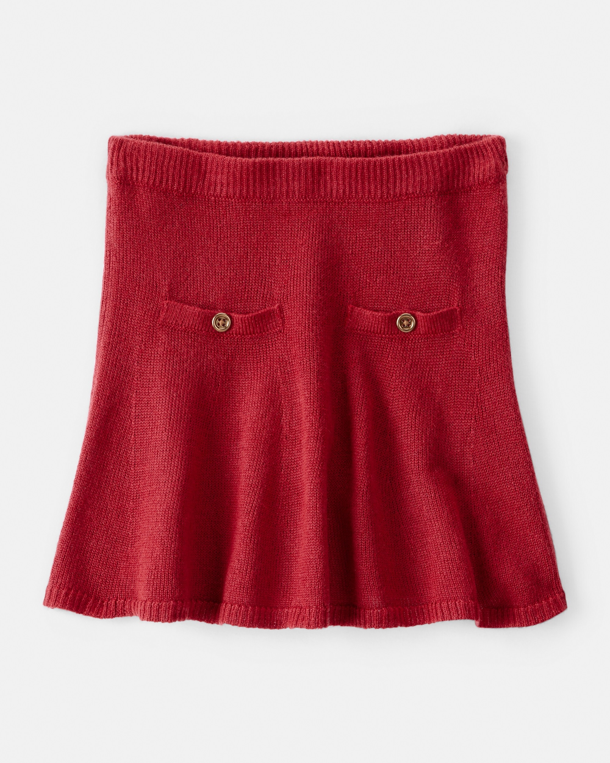 Carter's Girl Sweater-Knit Skirt, Red 