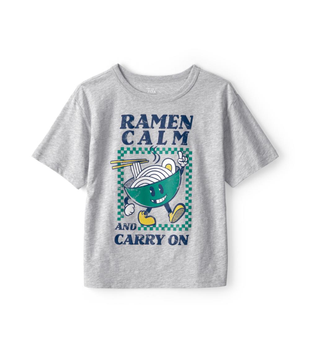 Carter's Toddler Boys Ramen Graphic Tee - Grey