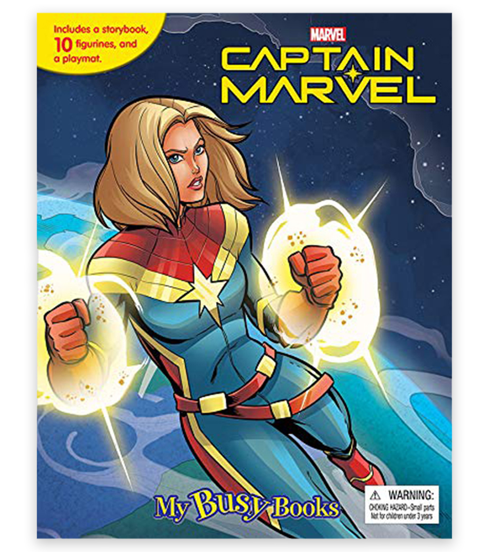 PHIDAL Marvel Captain Marvel My Busy Book