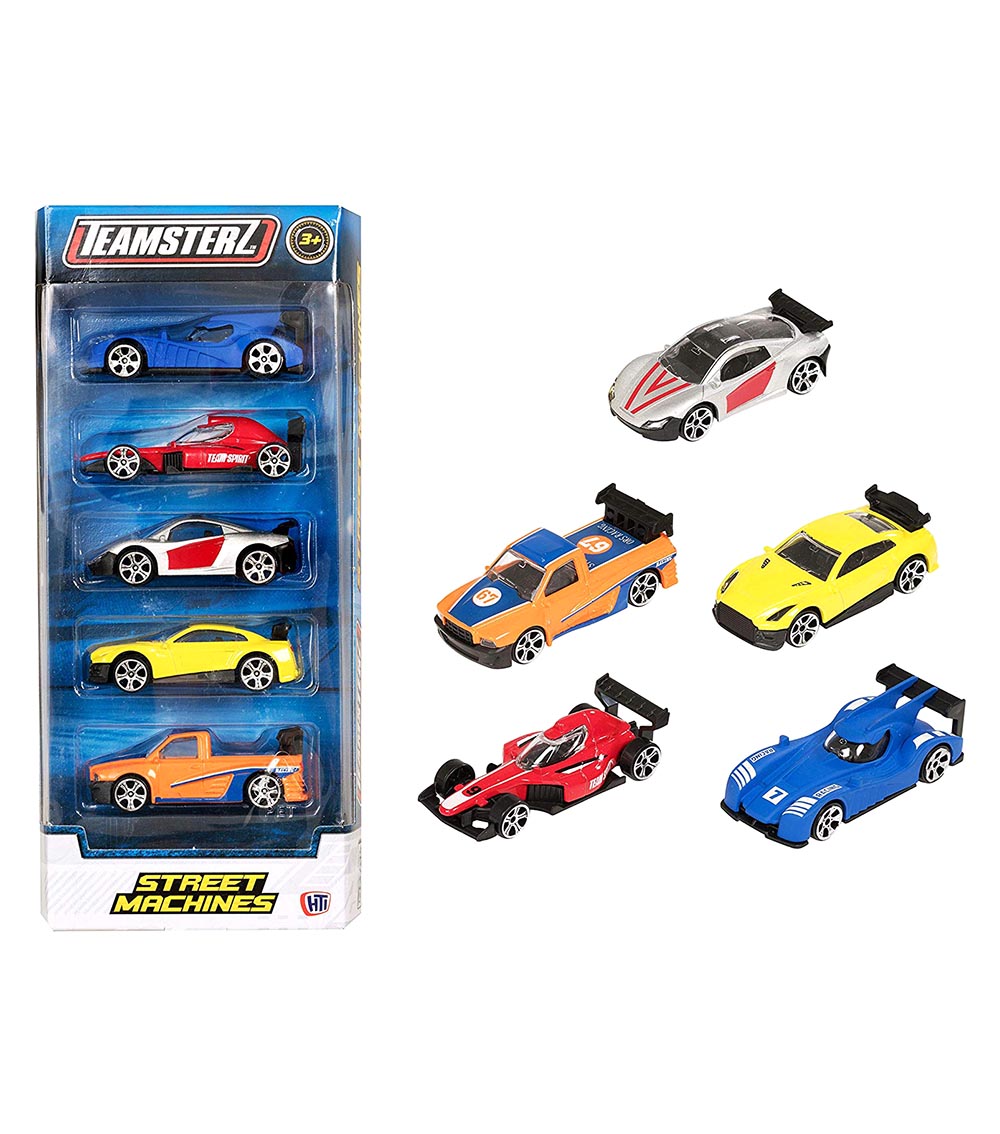 TEAMSTERZ Street Machines Diecast 5 Pack Toy