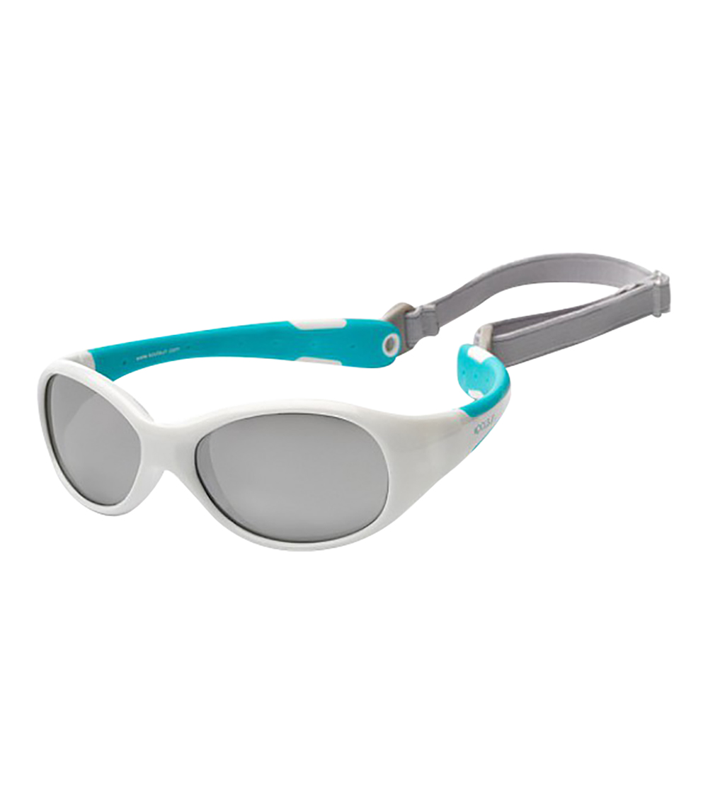 Koolsun Flexkids Sunglasses White Aqua 3-6 Years