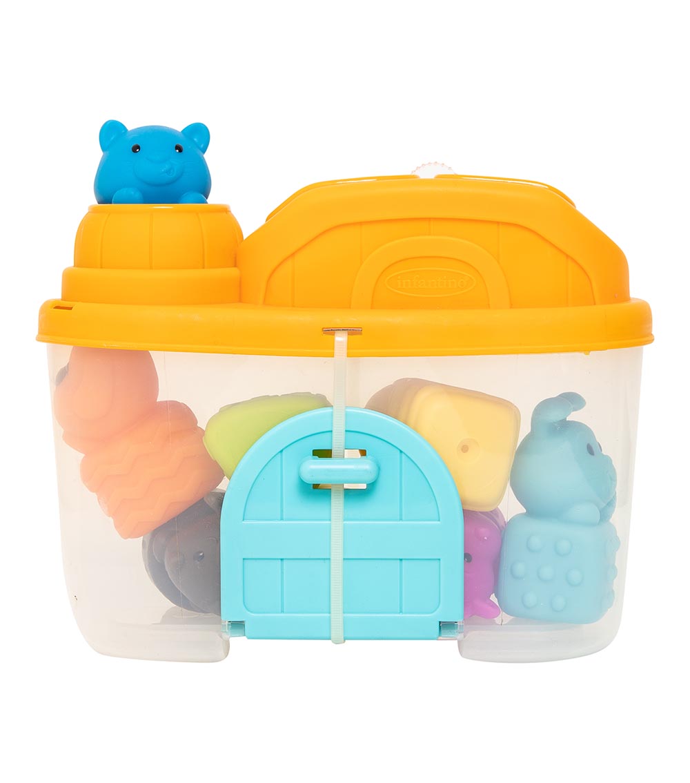 INFANTINO Sensory Sorting Barn Bin - Animals And Shapes Toy