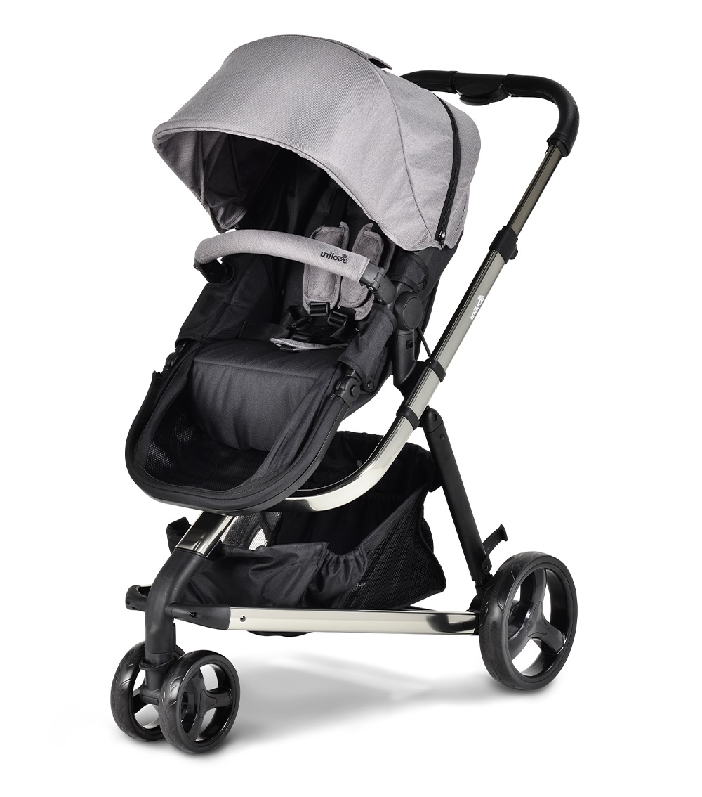 UNILOVE Touring Premium Stroller - Metallic Grey