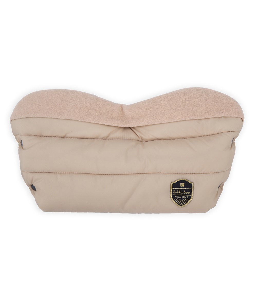 KIKKABOO Hand-muff Embroidered Beige