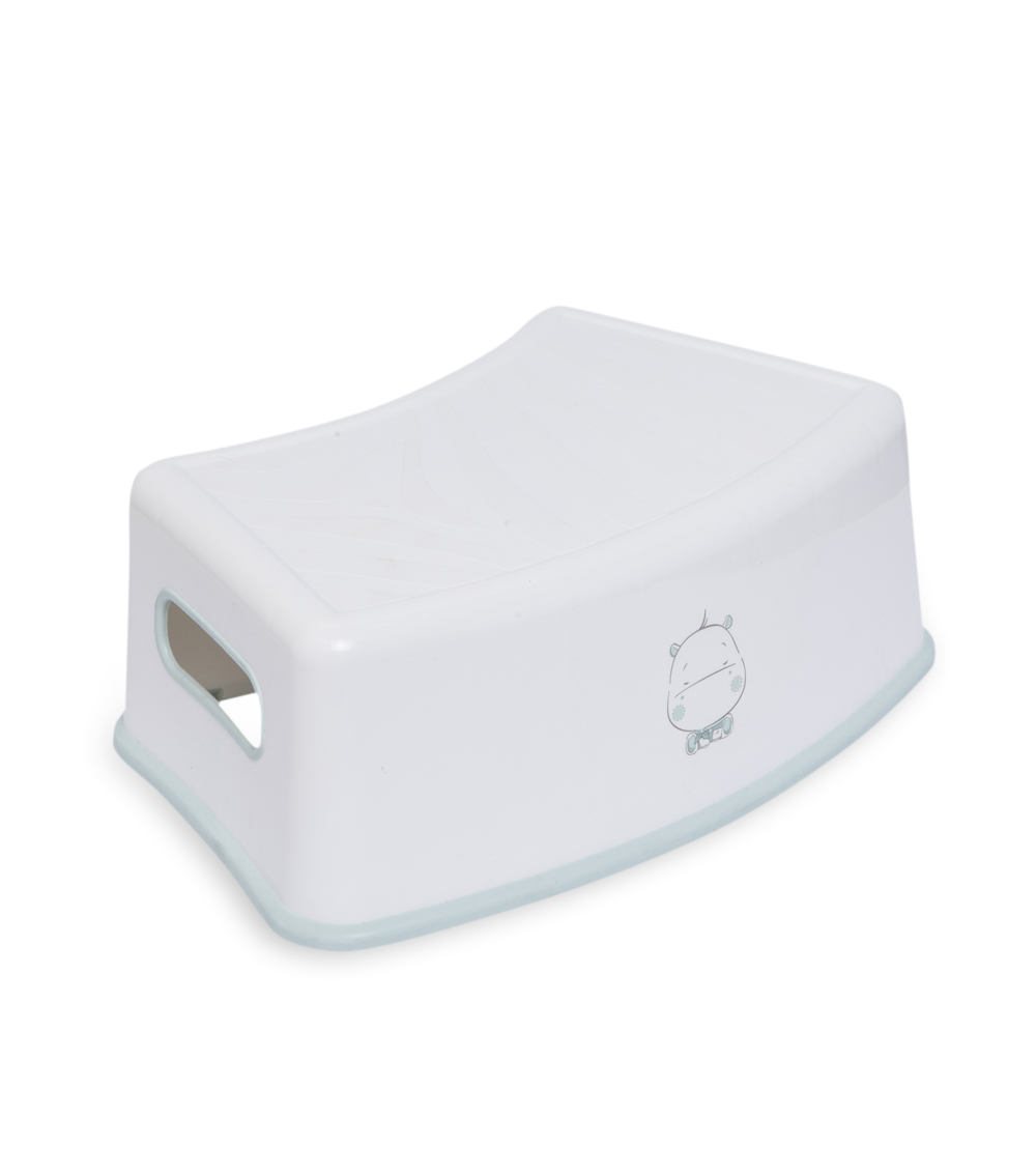 KIKKABOO Step Stool Hippo Mint