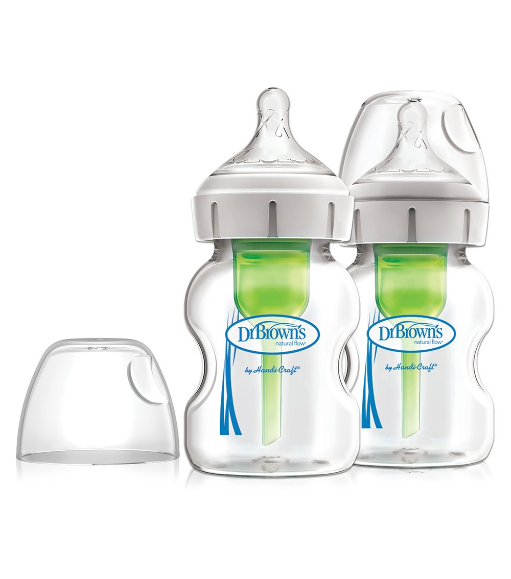 DR. BROWN'S 5 Oz/150 ML Glass Wide Neck Options Bottle