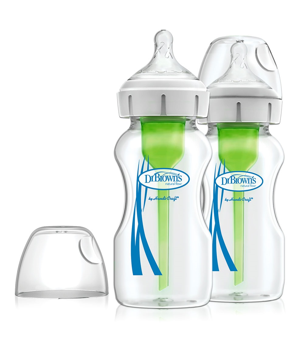 DR. BROWN'S 9 Oz/270 ML Glass Wide Neck Options Bottle