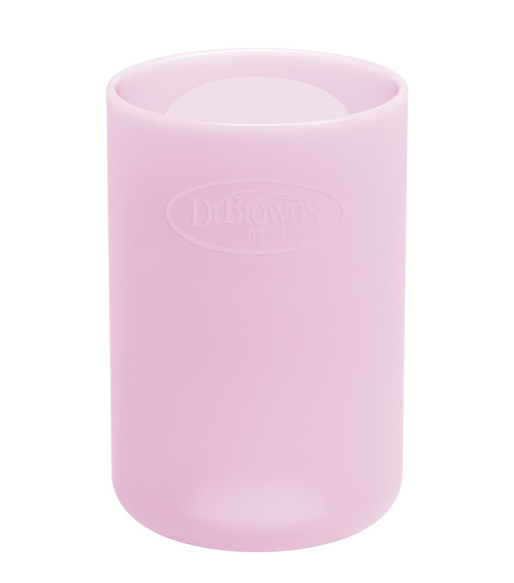 DR. BROWN'S 4 Oz/120 ML Narrow Glass Bottle Sleeve Pink