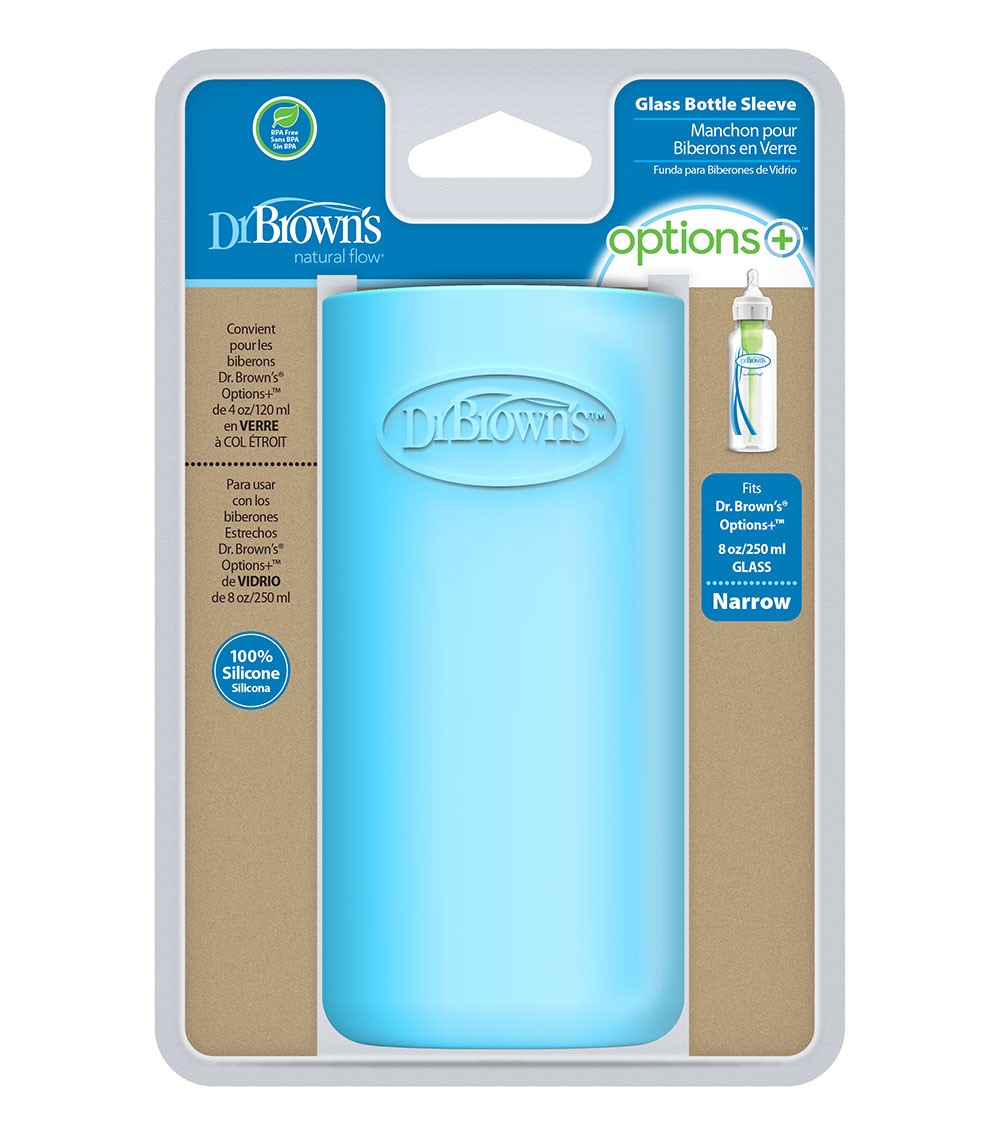 DR. BROWN'S 8 Oz/250 ML Narrow Glass Bottle Sleeve Blue