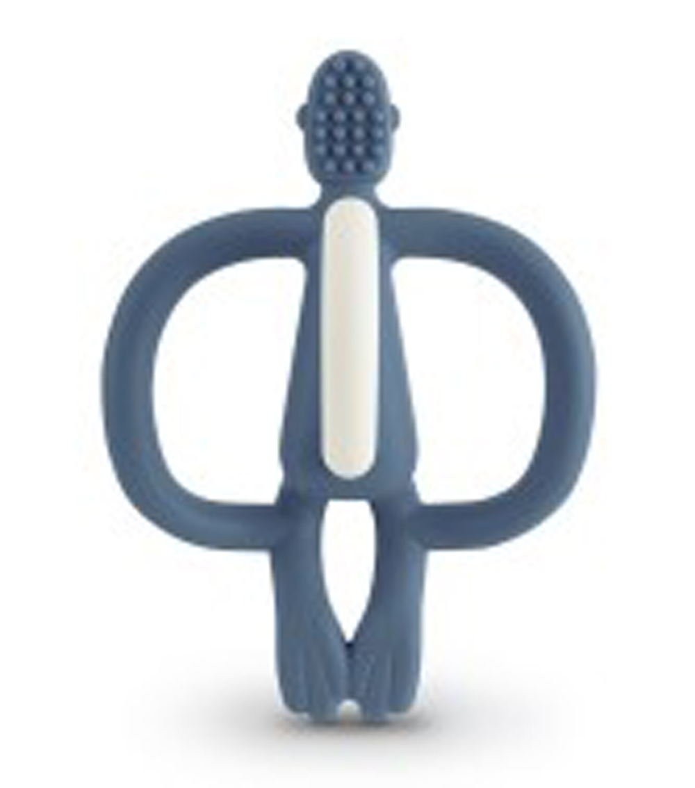 MATCHSTICK MONKEY Original Teething Toy - Airforce Blue