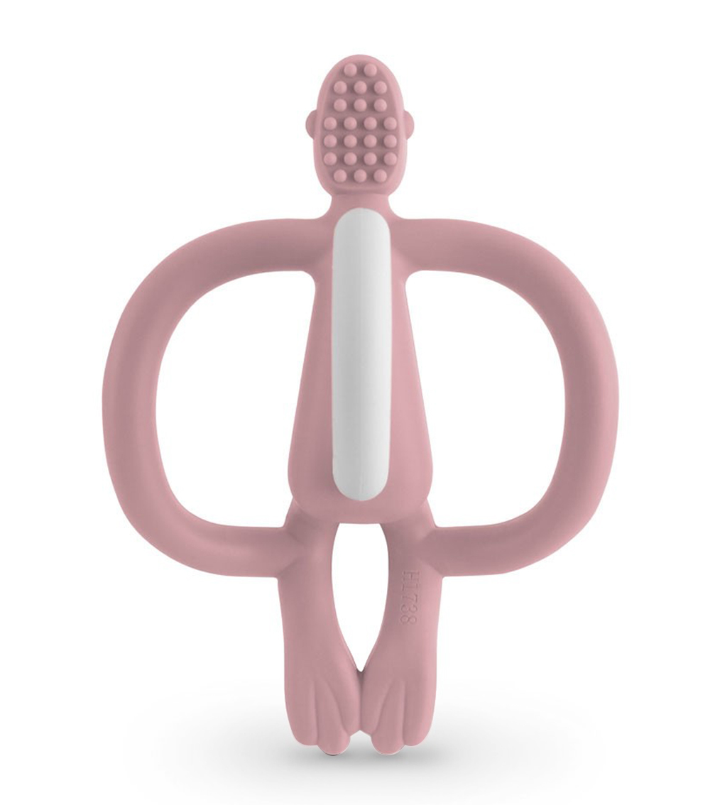 MATCHSTICK MONKEY Original Teething Toy - Dusty Pink