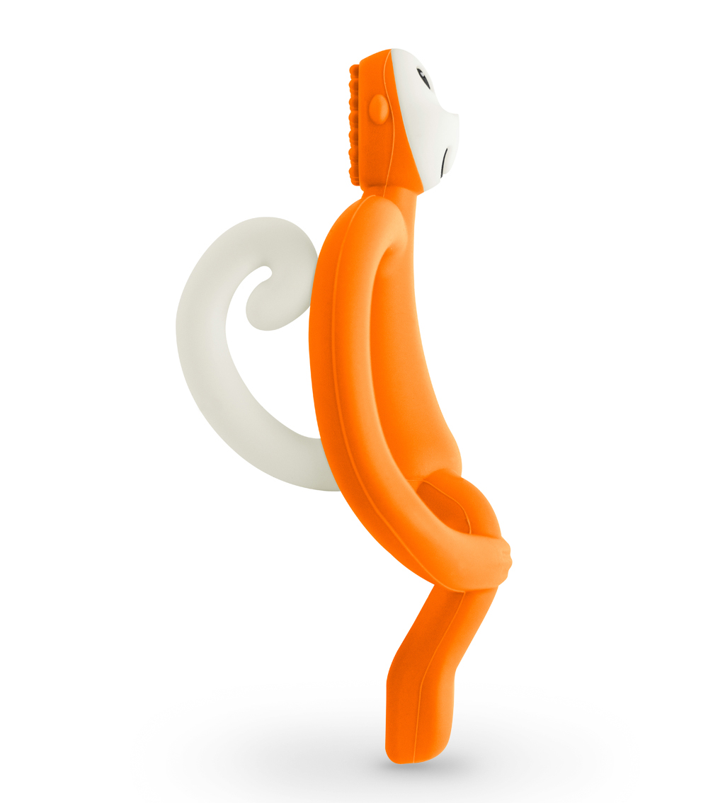 MATCHSTICK MONKEY Original Teething Toy - Orange