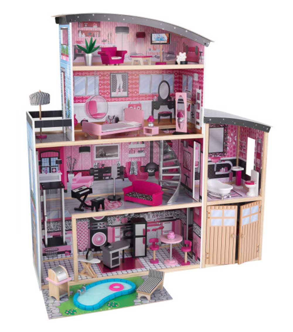 KIDKRAFT Sparkle Mansion Dollhouse Toy