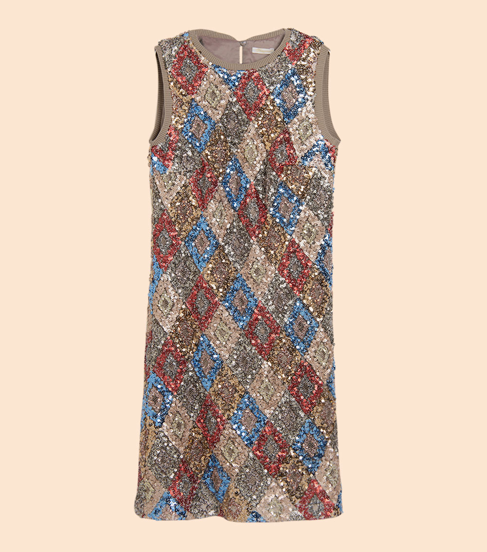 CHOUPETTE Multicolor Sequins Dress