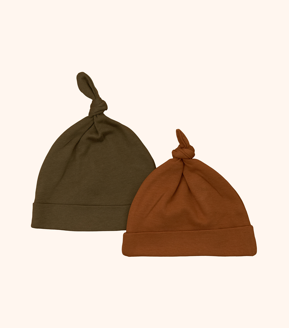 MOMSTORE Elasticated Folded-Bottom Beanie Cap
