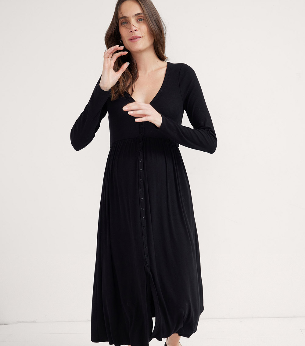 HATCH Softest Rib Nursing Dress