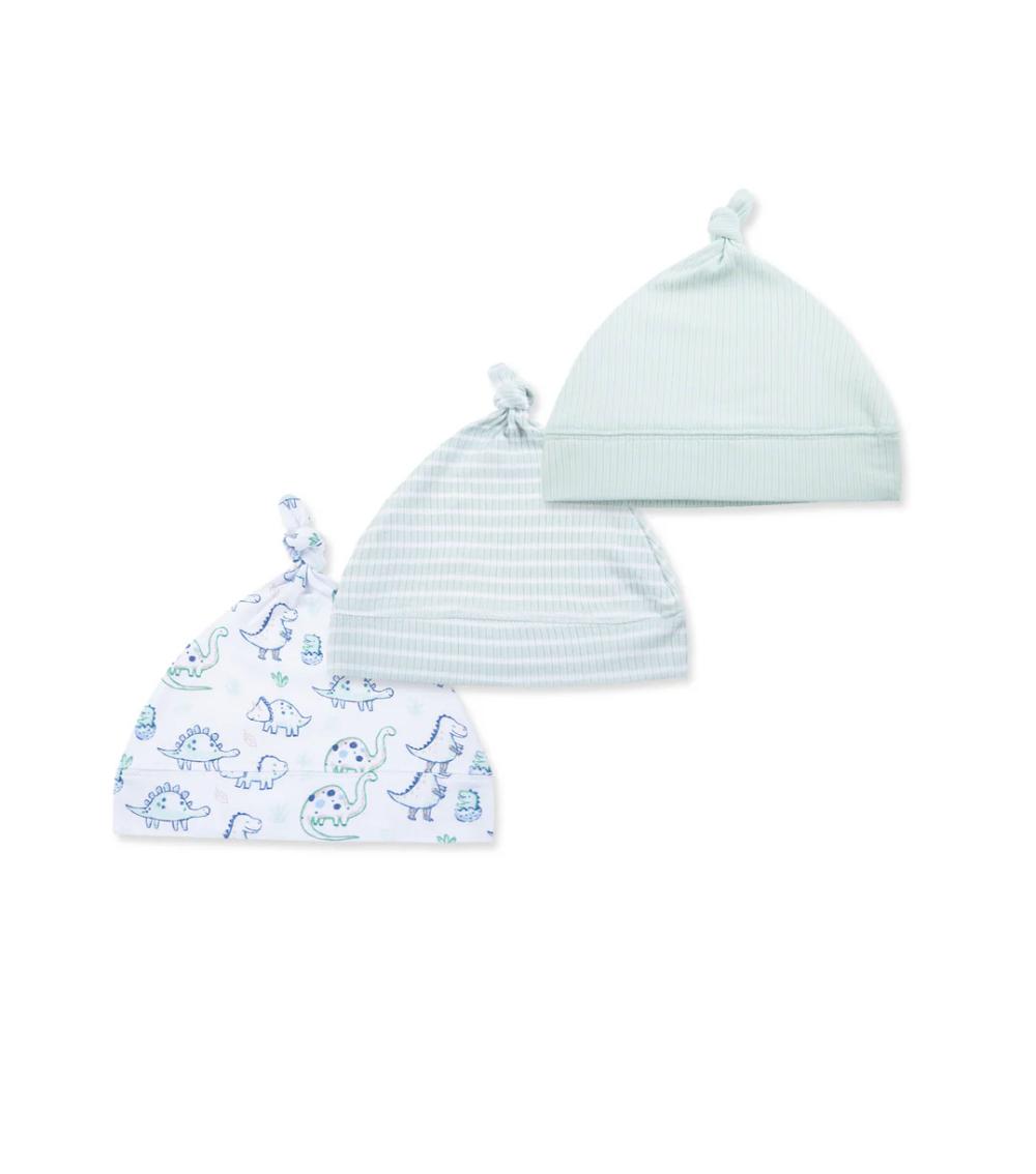 LITTLE ME Dino Printed Hat Set