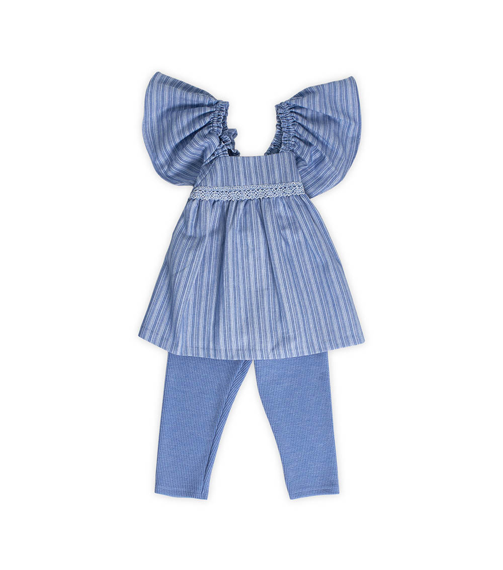 BONNIE BABY 2-Piece Striped Top and Bottom Set