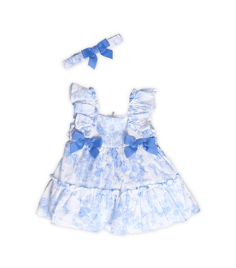 BONNIE BABY 2-Piece Floral Dress and Headband Set