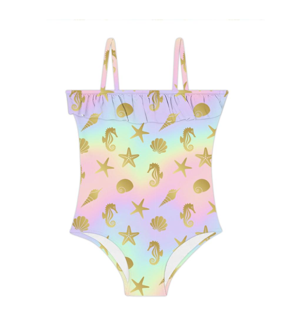 SLIPSTOP Sea Animal Print Swimsuit