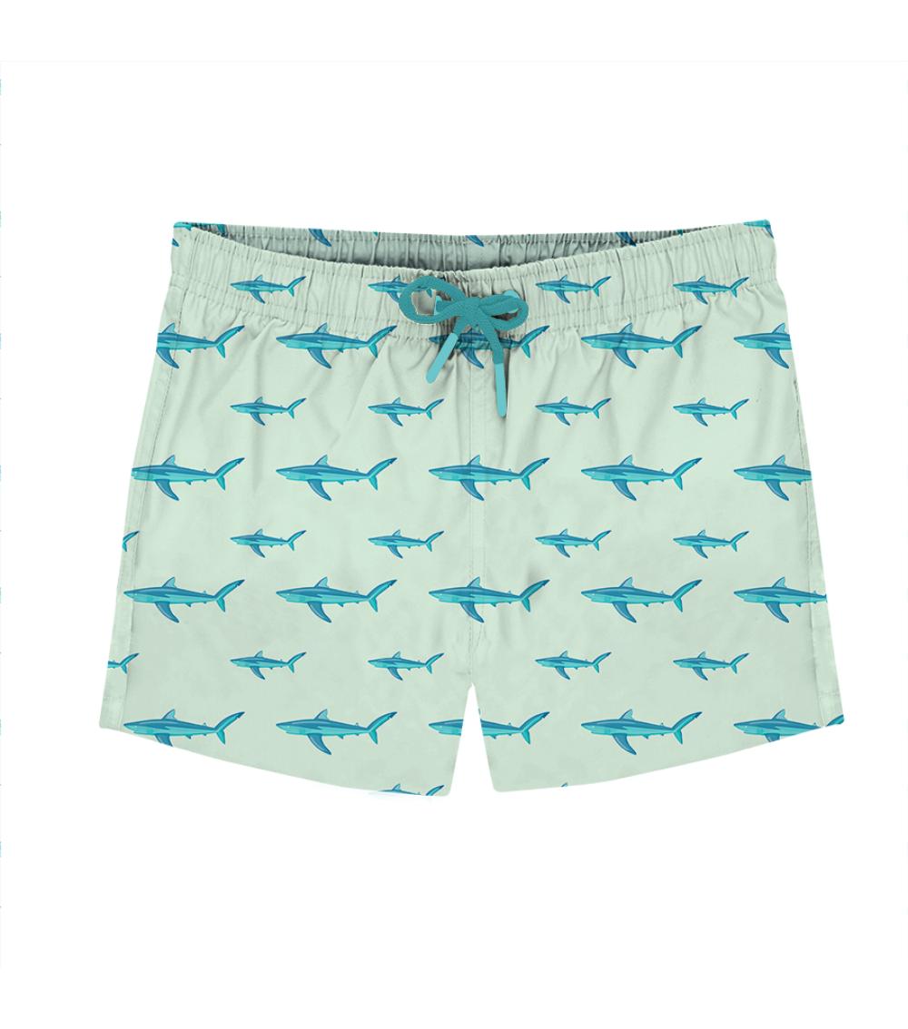 SLIPSTOP Caribbean Fish Print Shorts