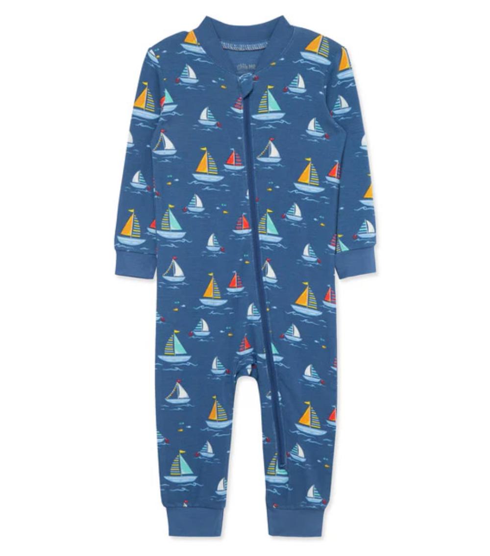 LITTLE ME Sailboat Printed Pyjamas