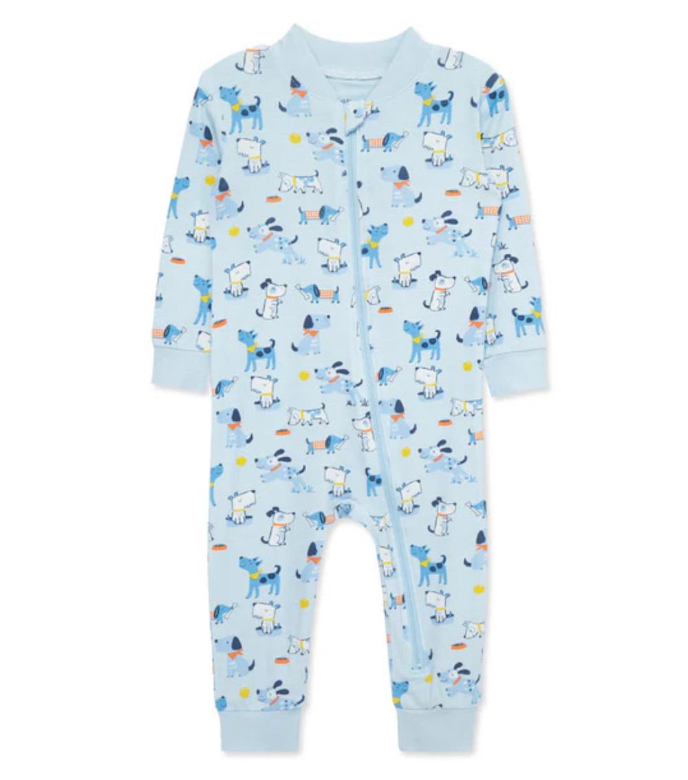 LITTLE ME Puppy Printed Pyjamas