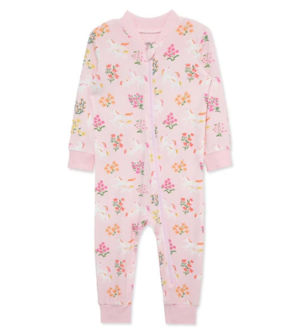 LITTLE ME Unicorn Printed Pyjamas