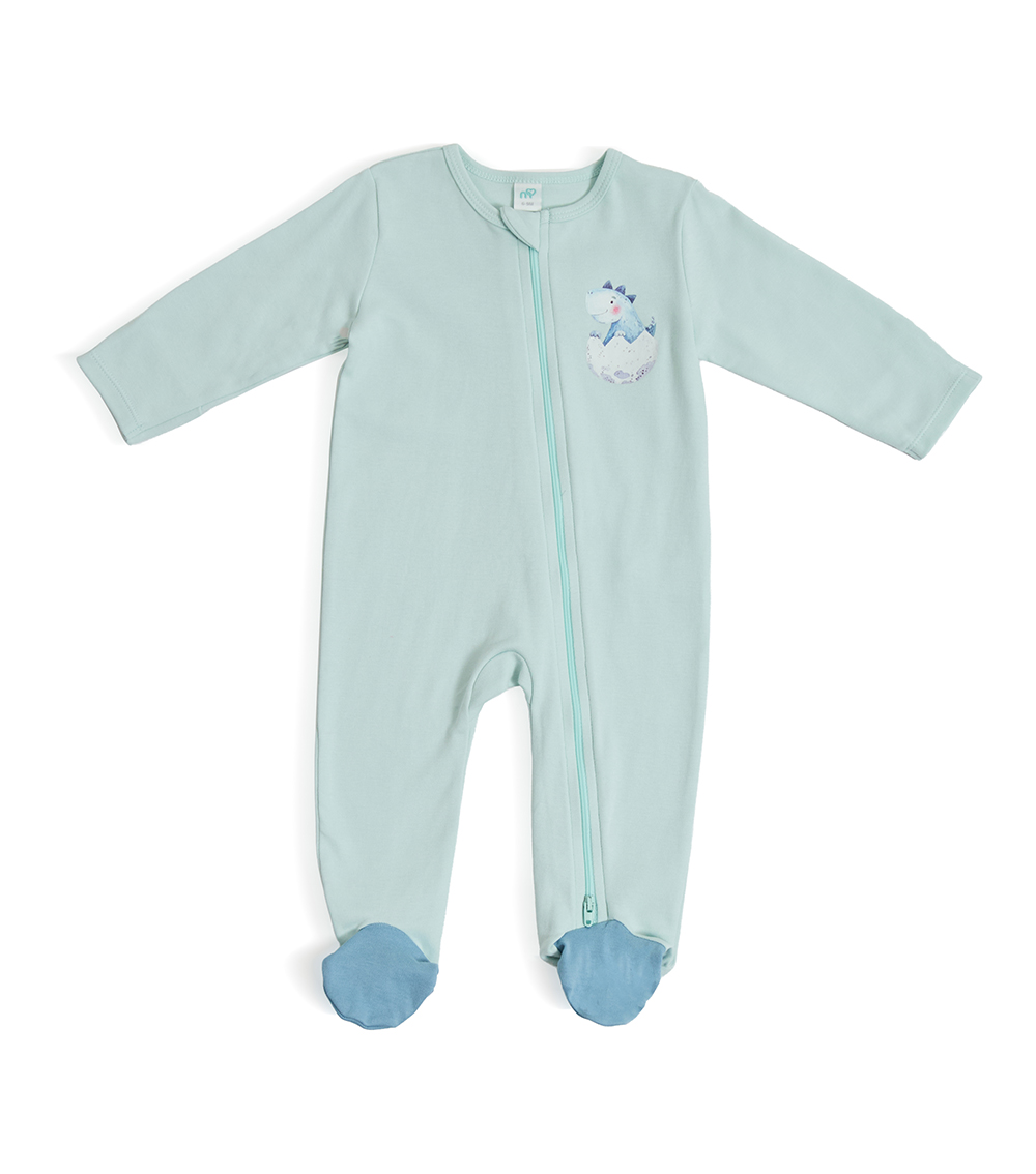 MOMSTORE 1-Piece Dragon Print Sleepsuit, Multicolor