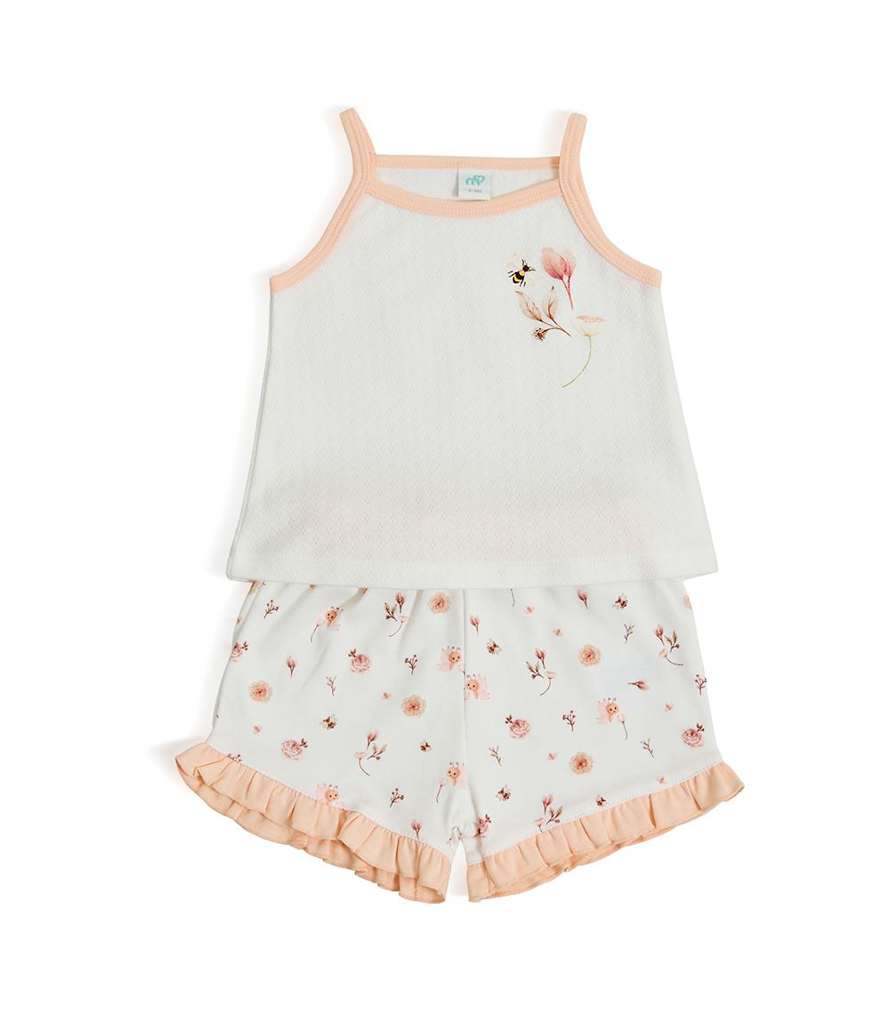 MOMSTORE 2-Piece Tank Top and Short, Multicolor