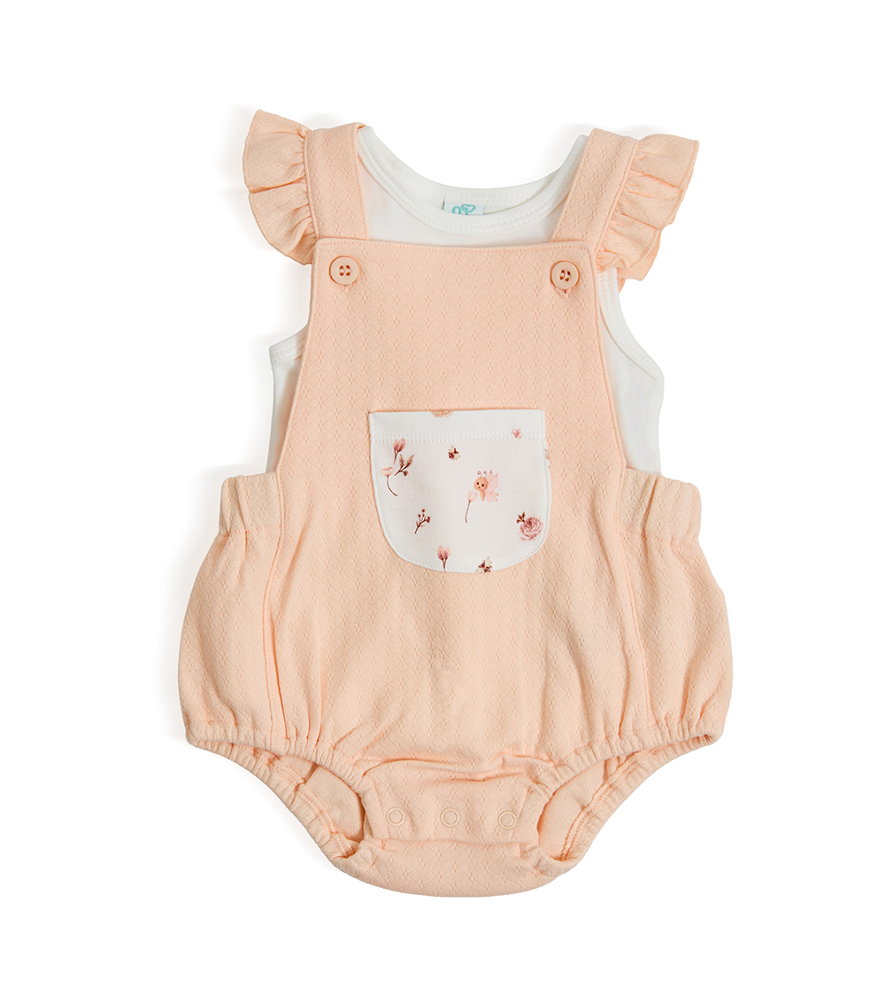 MOMSTORE 2-Piece Overalls and Tank Top, Multicolor