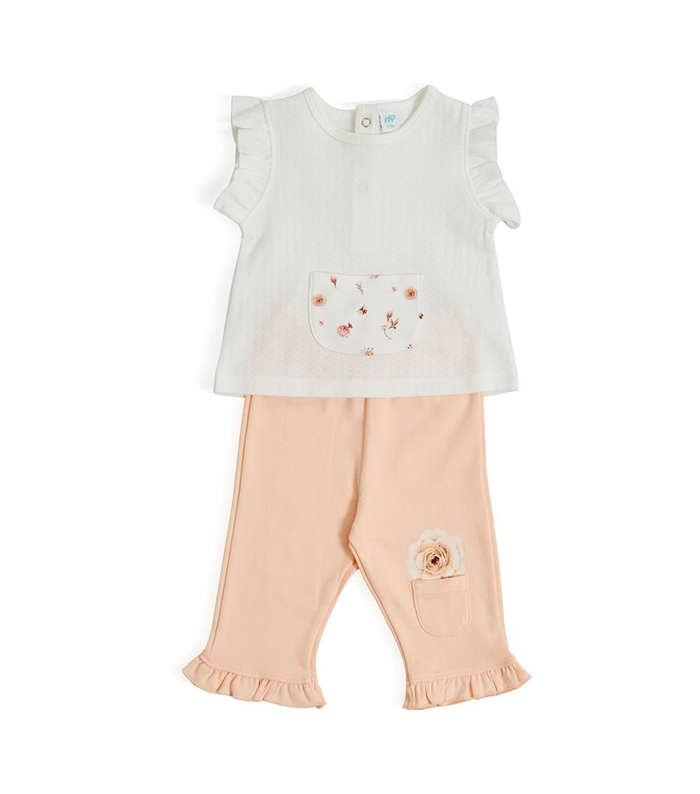 MOMSTORE 2-Piece Top and Pant, Multicolor