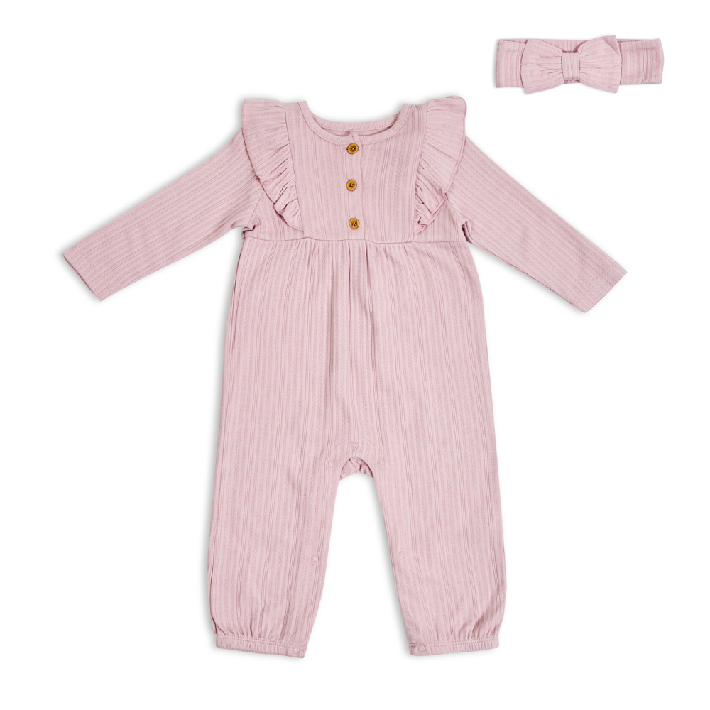 LITTLE ME Girls Hb Jumpsuit, Violet