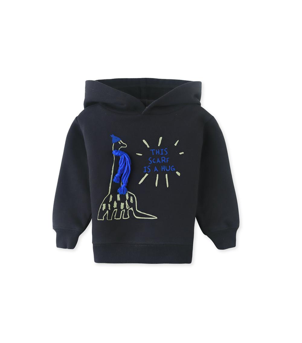 GINGERSNAPS Cotton Knit Pullovers for Kids, Black