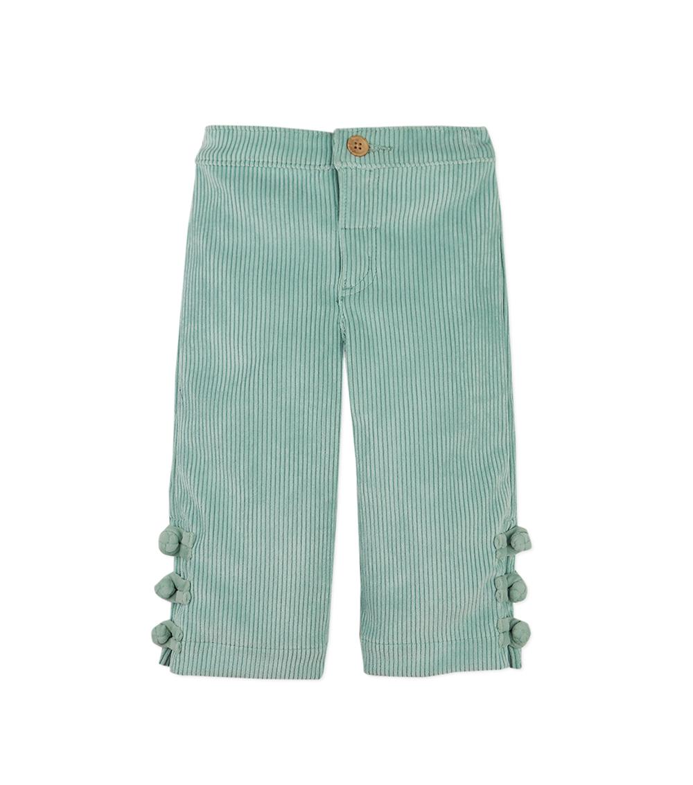 GINGERSNAPS Girl's Woven Synthetic Fiber Straight Fit Pants, Green