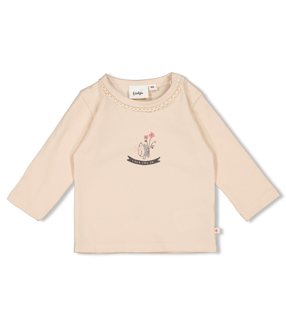 FEETJE Kid's Long Sleeve Top – Woodland Bloom, White