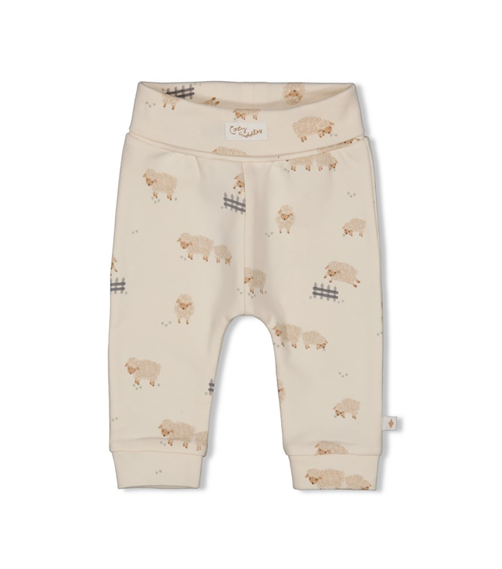 FEETJE All Over Print Trousers - Sleepy Sheepy, Cream