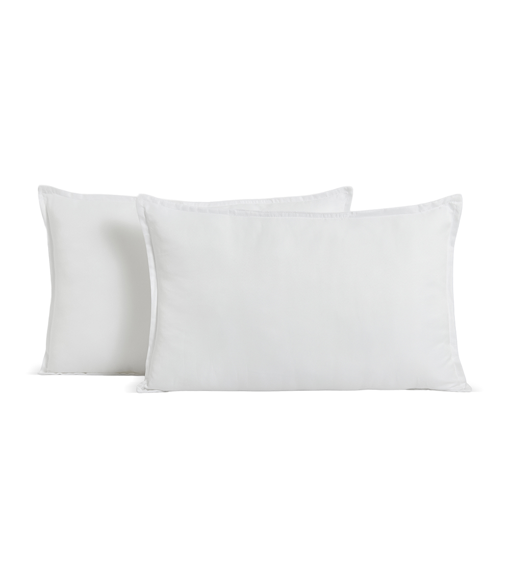 MOMSTORE Plush Comfort Bed Pillow Set (2-Pack) for Side and Back Sleepers, White (Head and Neck Support) (0+ months)